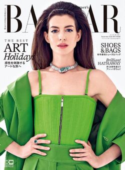 Anne Hathaway sexy for Harper’s Bazaar, Japan - September 2022
